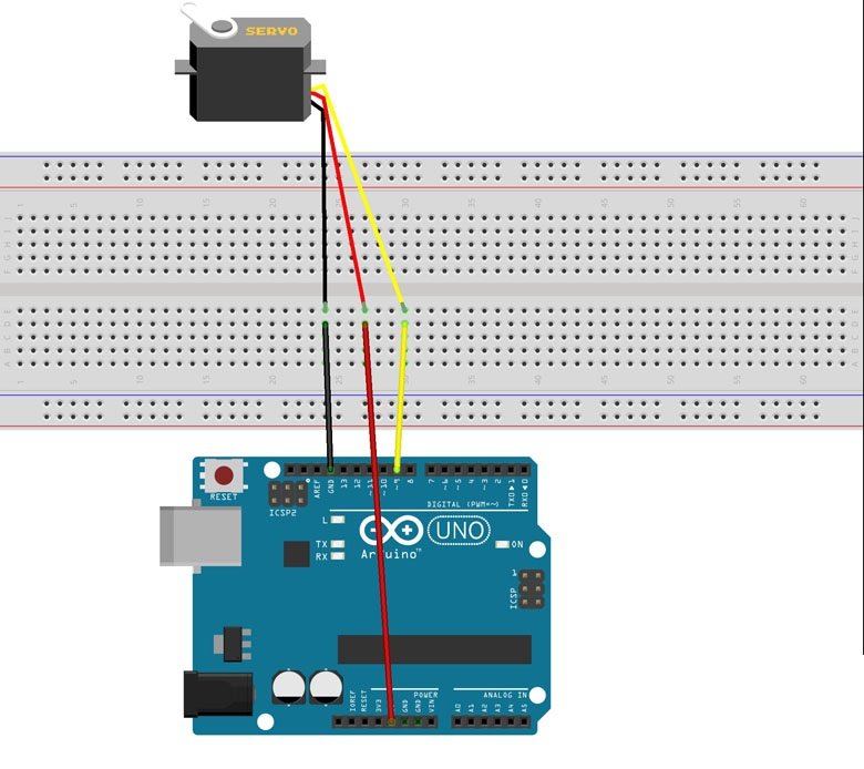 Conexión de Servomotor con Arduino